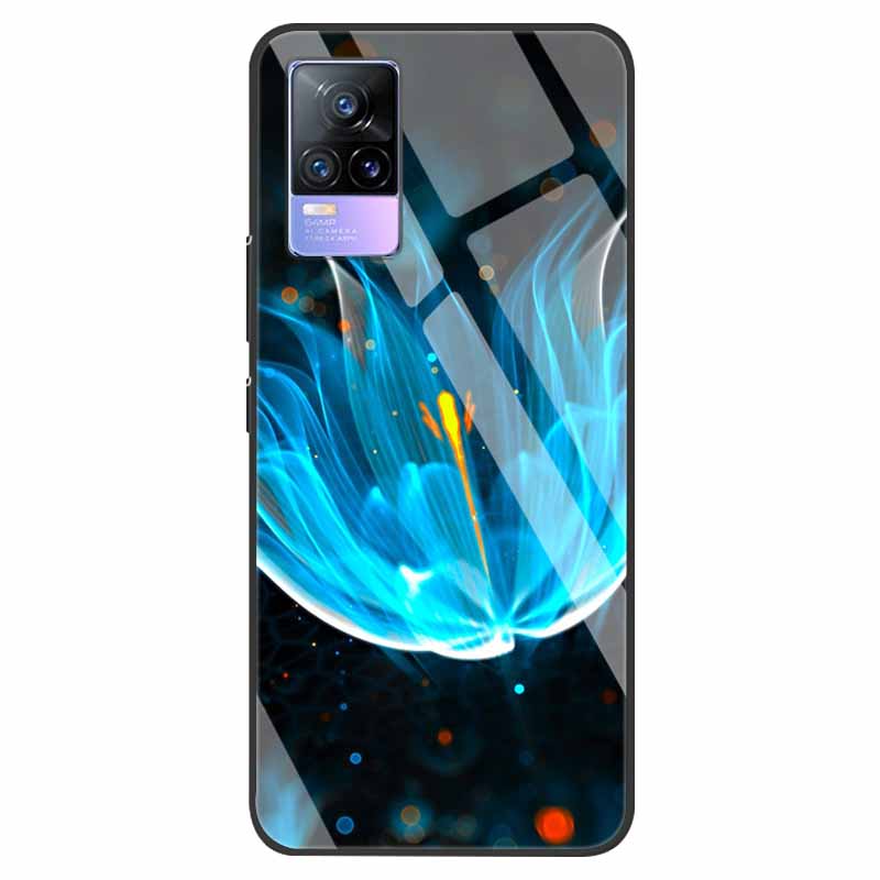 For VivoV21 5G Tempered Glass Case for Vivo V21 5G Soft Bumper Hard Funda For Vivo X60 Pro Global Phone Case X60 5G 2021 Cover