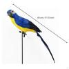 Simulation Macaw Statue Feathered Texture Fake Parrot Decoration Artificial Avian Ornament