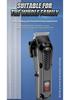 Digital Display Hair Clipper Set: Electric Parent-Child Haircut Kit with Oil Head Carving and Scissors