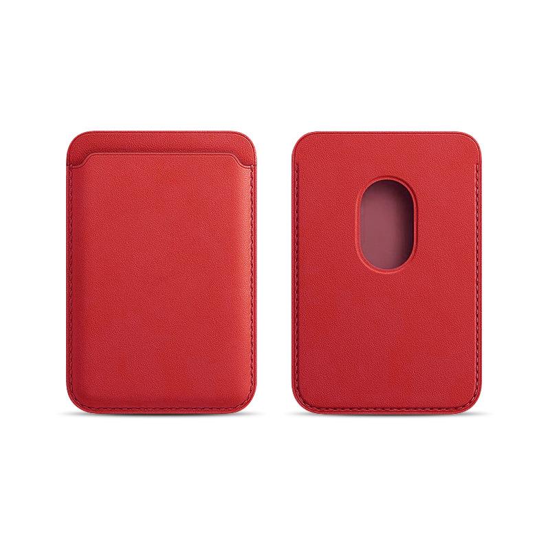 Magnetische Kaarthouder voor iPhone 13 - MagSafe Lederen PU Sleeve met ID-houder & Telefoonachterkant Sticker