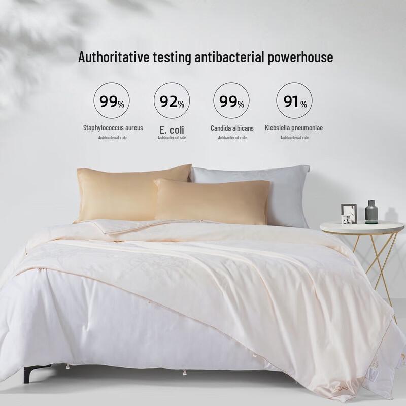 Mercury Home Textiles Premium Mulberry Silk All-Season Duo Duvet