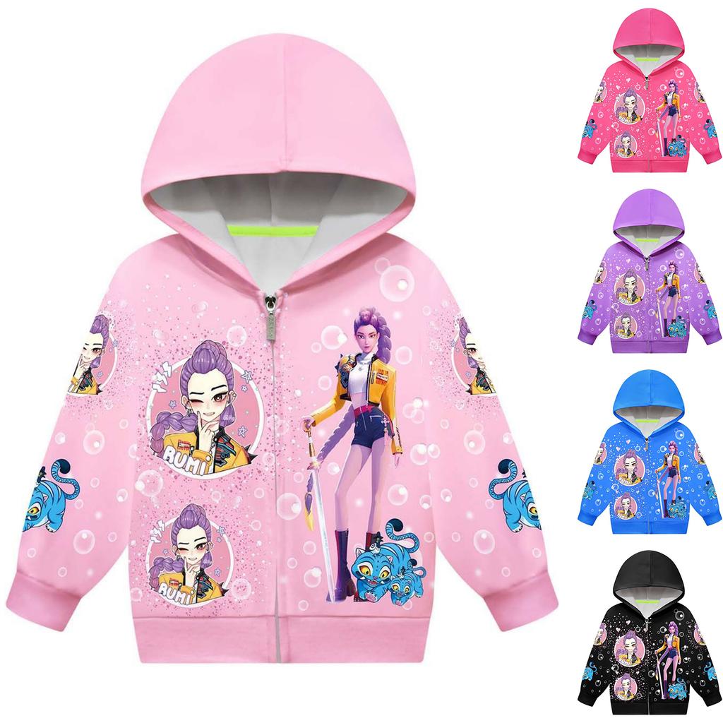 Dětské volné mikiny s dlouhým rukávem, halenka, ležérní móda, jednobarevný pulovr s kapucí, top s kapsou