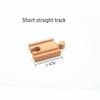 DIY Children Wooden Train Rail Track Accessories Toy Cross Track Railway Toys Compatible All Track for Kids Boys & Girls Gifts