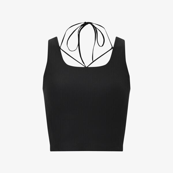 

Fila Rib Bra Top Detachable Strap Fs253it02f001 blacks/W85(WS)