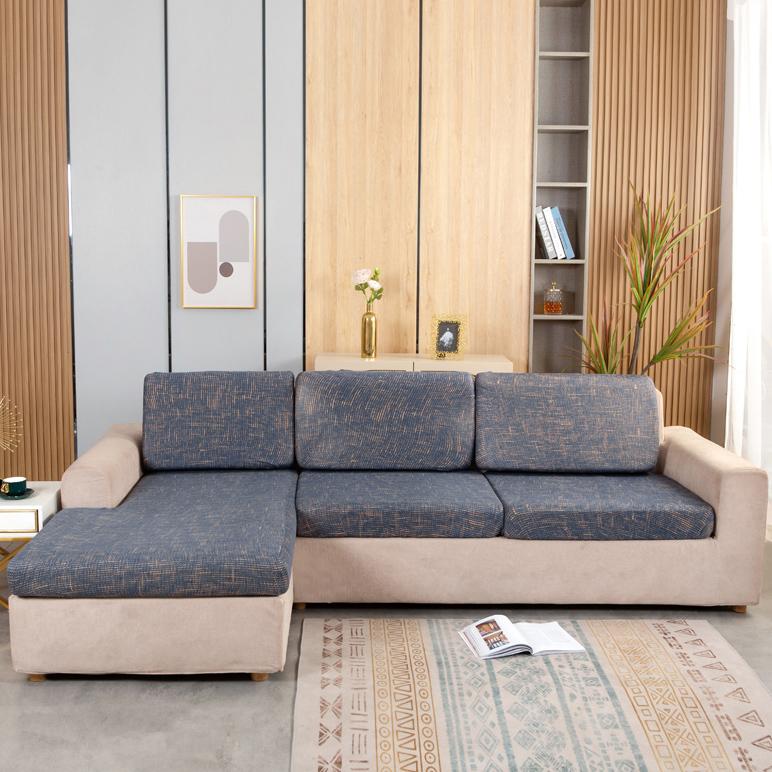 1 Stück Elastischer Sofasitzkissenbezug Stuhlbezug Stretch Waschbar Abnehmbarer Überwurf 1/2/3/4 Sitzer Spandex Bedruckter Sofaschutz
