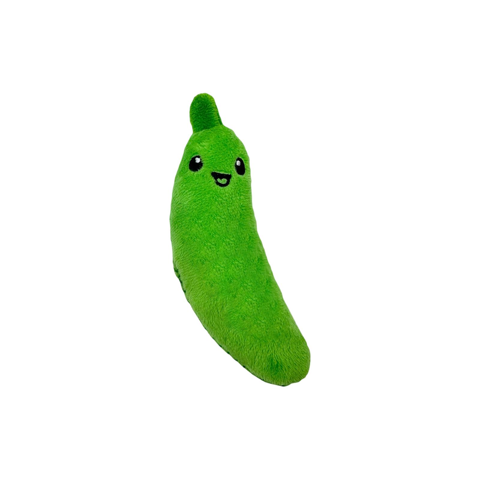 

Plush Catnip Toy for Cats Soft Stuffed Animal Edamame Shape Interactive Pet Toy with Sound Feature Durable Material for Cat Play and Chewing One Size