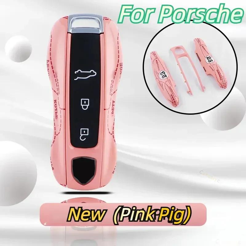 

Interior Mouldings Multiple Painting For Porsche Cayenne 718 MACAN Panamera 911 Macan Boxster Cayman Remote Car Key Case Replace