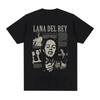 Lana Del Rey Print TShirt Unisex Summer Short Sleeve Womens Unisexs Fashion Hip Hop Street Style Harajuku Top Women Unisex Tshirts