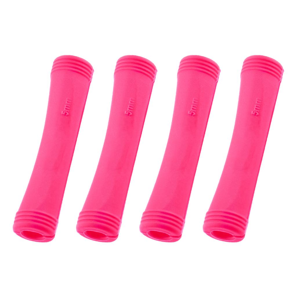 4 Stück Silikon Rahmenschutz Hochfester Rahmenschutz Fahrrad Kabelhülle Gummi für Mountainbikes Kratzschutz