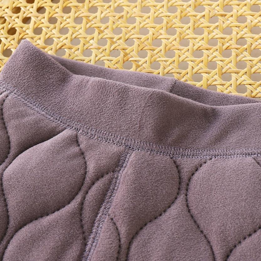 Barn Höst Vinter Varma Byxor Flickor Pojkar Innerfoder Varma Byxor Studenter Tonåring Vadderade Tjocka Byxor