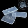 Miniaturowe pudełko plastikowe, prostokątne pudełko, przezroczyste pudełko, pudełko do pakowania, pudełko do przechowywania, pyłoszczelne, solidne, wytrzymałe, etui do przechowywania biżuterii