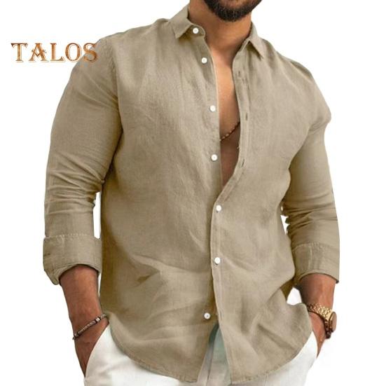 

Осенне-весенняя мужская рубашка с отложным воротником, однобортная, свободная, с длинными рукавами, на пуговицах, кардиган средней длины, повседневная одежда, топ XXL хаки