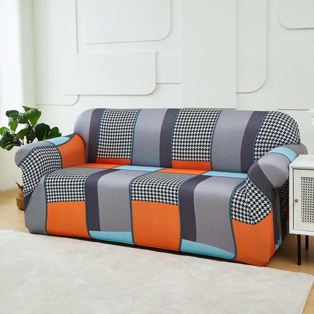 Old Fashioned Armchair Sofa Cover Full Elastic Slip Proof Stretchable Protector
