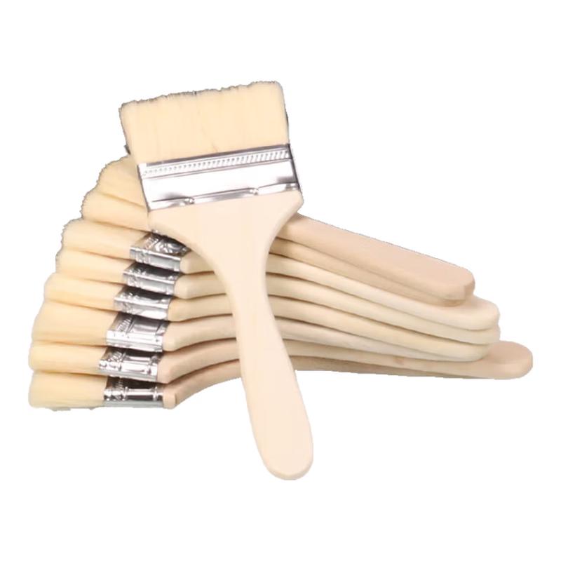 Jiang Ting Ke Thin Handle Wool Paint & Cleaning Brushes 5-pack