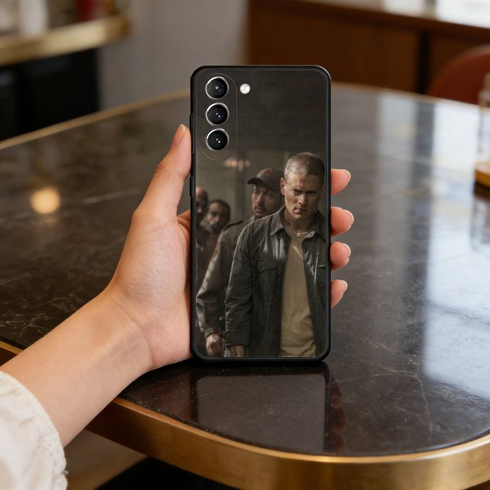 Movie P-Prison B-Break Case for Samsung Galaxy S21 S25 FE S24 S23 Ultra S20 S9 S22 Plus S10 TPU Cover