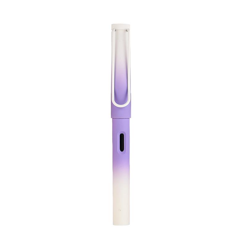 Morandi Gradient Fountain Pen: Customizable Calligraphy Pen with Logo Printing, EF/F Nib, and Ink Cartridges.