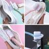 1Pcs Durable and Multifunctional Five Sided Shoe Washing Brush for Household Use Non Damaging Shoe Brush Long Handled Shoe Brush