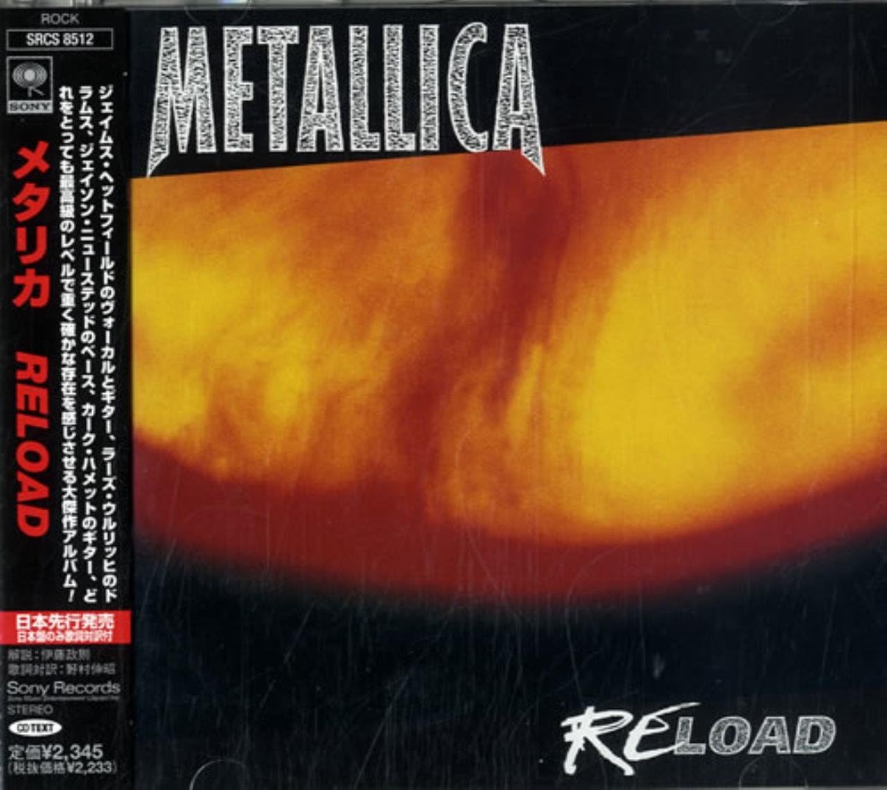 

CD METALLICA - RELOAD SRCS8512PROMO Sony Records 1997 Япония Металл Б/У