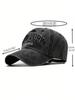 1pc Letter Embroidery Washed Vintage Baseball Cap New York Women's Baseball Cap Washed Baseball Cap