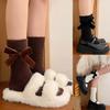 Cute Bowknot Socks for Women Middle Tube Sock Stylish Princess Dress Socks with Delicate Detail