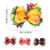 2Pcs New Letters Children's Hairpin Color Pencil Bow Hair Accessories Student Season Dress Headdress Hair Clip Gift