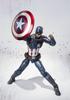 TAMASHII NATIONS Figurină mobilă pictată Captain America de 150 mm SHFiguarts (Război civil) Aproximativ. ABS&PVC