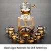 Semi-Automatic Glass Tea Set with Magnetic Design