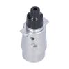 7pin Electric Trailer Plug Truck Interface RV Power Cord Socket Waterproof 12VDC Silver for European Cars