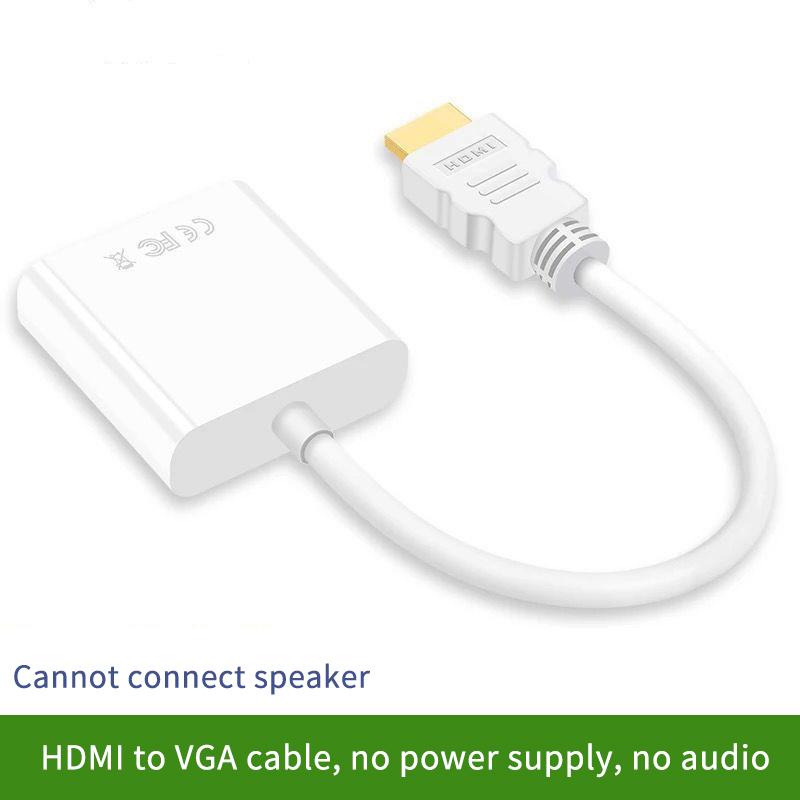 Hd 1080P Hdmi To Vga Cable Converter With Audio Power Supply Hdmi Male To Vga Female Converter Adapter For Tablet Laptop Pc Tv
