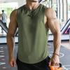 Men'S Summer Sports And Leisure Muscle Fitness Mesh Breathable Quick Drying Solid Color Sleeveless Vest For Men
