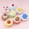 10/100Pcs Miniature Dollhouse Cake Simulate Play Kithcen Mini Food For Accessories Scrapbooking Girls Gift