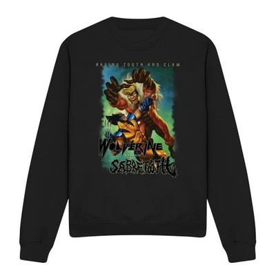 Unisex Adult Wolverine Versus Sabretooth Sweatshirt