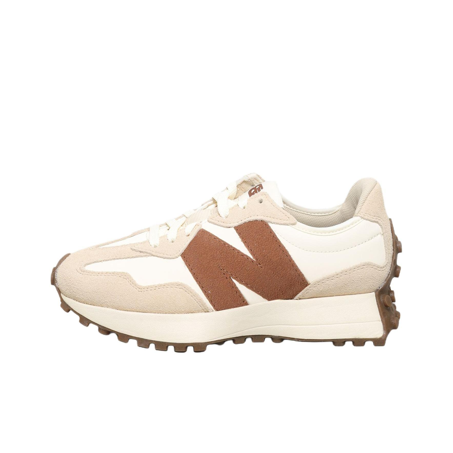 

New Balance Nb 327 Универсальные Удобные Низкие Кроссовки для Бега Женские кроссовки Белый Коричневый U327AM 39.5