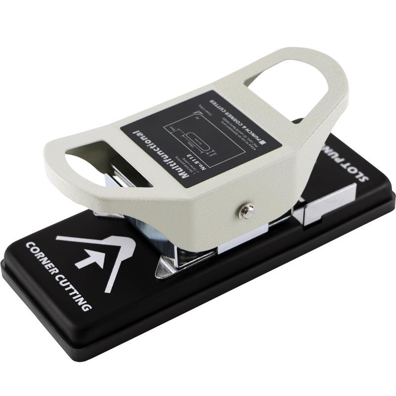 Double-Use PVC ID Card Puncher with Chamfer Pliers