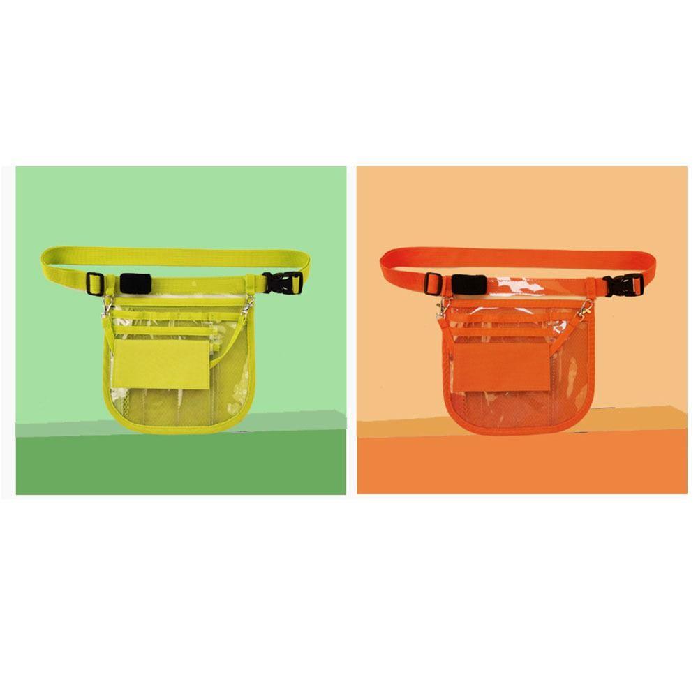 Multi-Compartment Nurse Fanny Pack Waterproof Nurse Organizer Belt PVC Nurse Pouch Case  Women