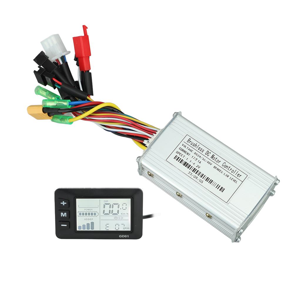 24V 36V 48V 250W?350W 17A Three Mode Sine Wave Controller Motor Brushless Controller Kit with LCD