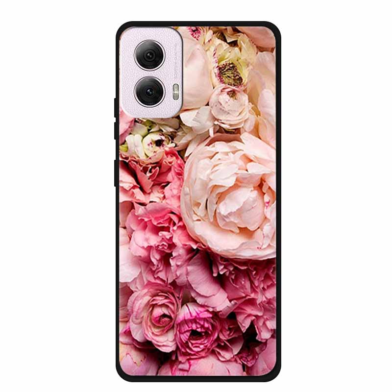 For Moto G Power 2024 Case TPU Animals Soft Silicone Phone Cases For Motorola G Power 2024 5G Wolf Protector Original Back Cover