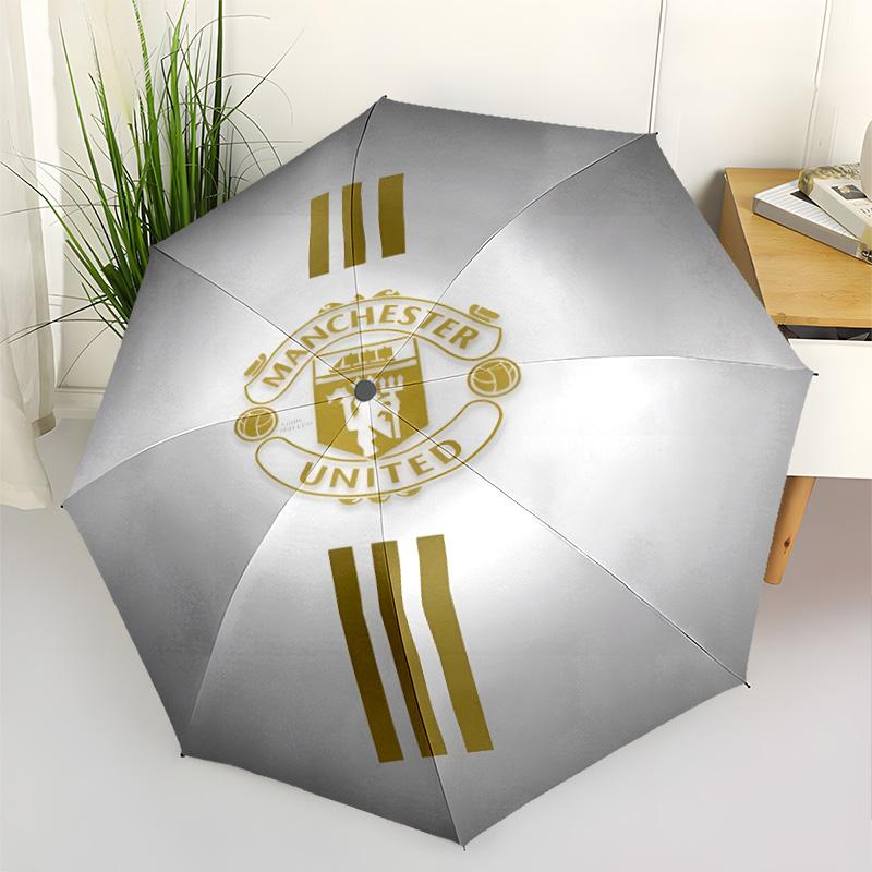 Devil Emblem Automatic Umbrella Folding Umbrella with 8 Ribs Durable Plastic & Iron for Women/Men Fashionable Stylish Gift for Women