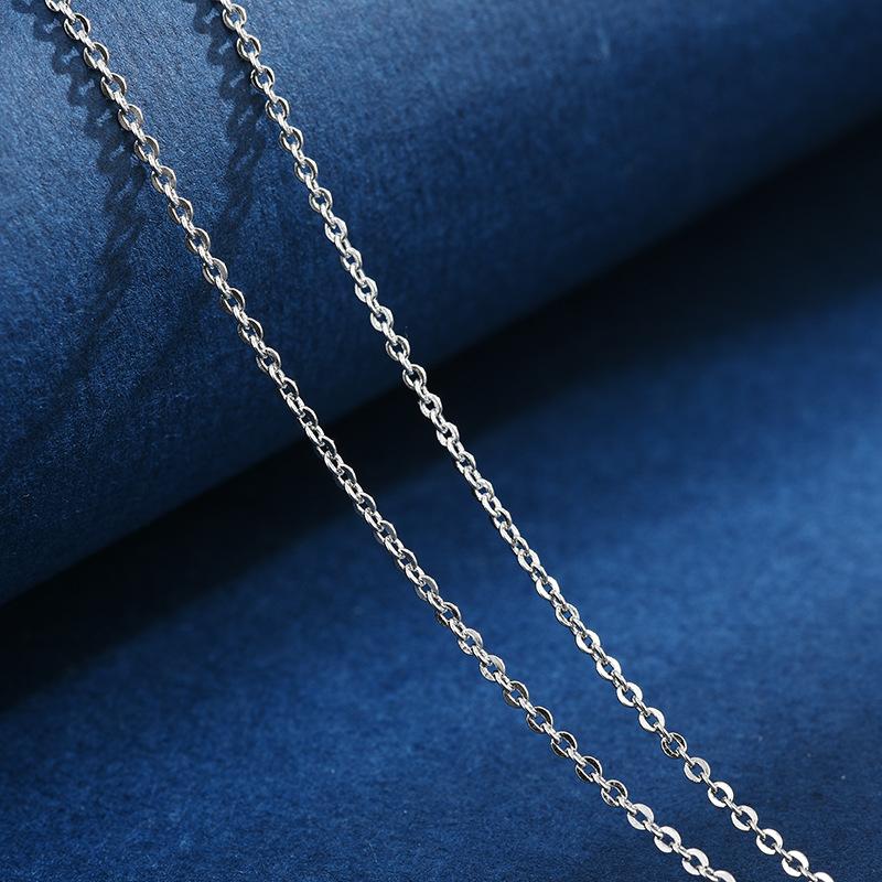ANENEJERY Women's Necklace Simple Personality Water Drop Necklace Fashion Versatile Hollow Necklace