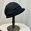 Ramie New Niche Designer Cotton and Linen Pleated Beret Children's Spring and Summer Face Small Retro Basin Hat