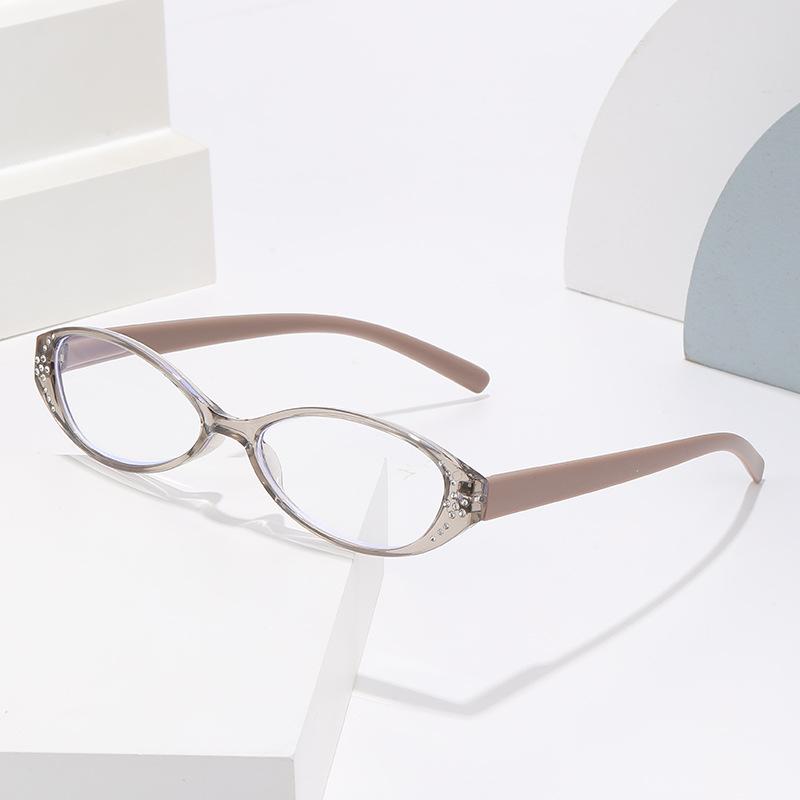 Exquisite Sparkling Diamond Reading Glasses Vintage Women Elegant Far Sight Eyeglasses HD Anti Blue Light Presbyopia Eyewear