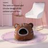 Cat ears pet washable pet bed dog dual-purpose closed cat bed pet sleeping bag a warm winter accessory closed safe design