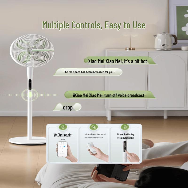 Midea SDJ30JL DC Inverter Energy-Efficient Floor Fan CN plug (adapter included)
