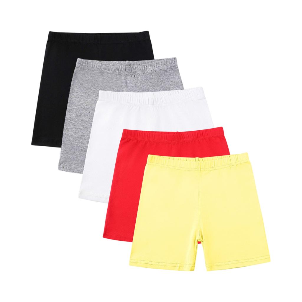Summer Girls' Three-Point Safety Pants Underwear Leggings Five-Piece Set