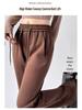 Damen Schwarze High Waist Schlankmachende Micro Flare Hose - 2025 Frühling/Sommer Freizeitsporthose