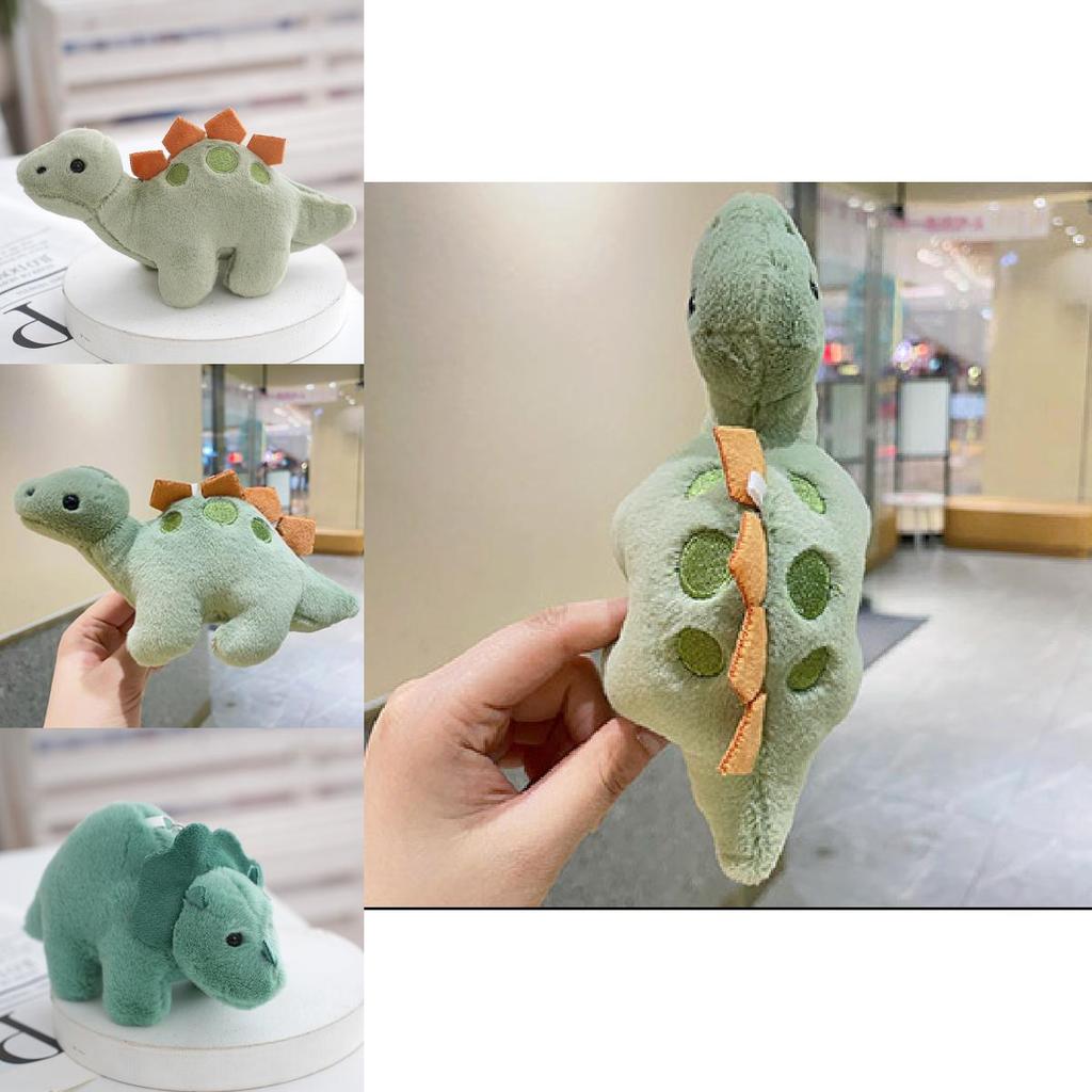 Plush Pendant Dinosaur Toy Car Keychain Doll Stuffed Animal Bag Accessories Gift