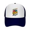 Playful Multitasking Chaos Quote Des Mesh Baseball Cap Casual Hat Outdoor  For Womens Unisex FeUnisex