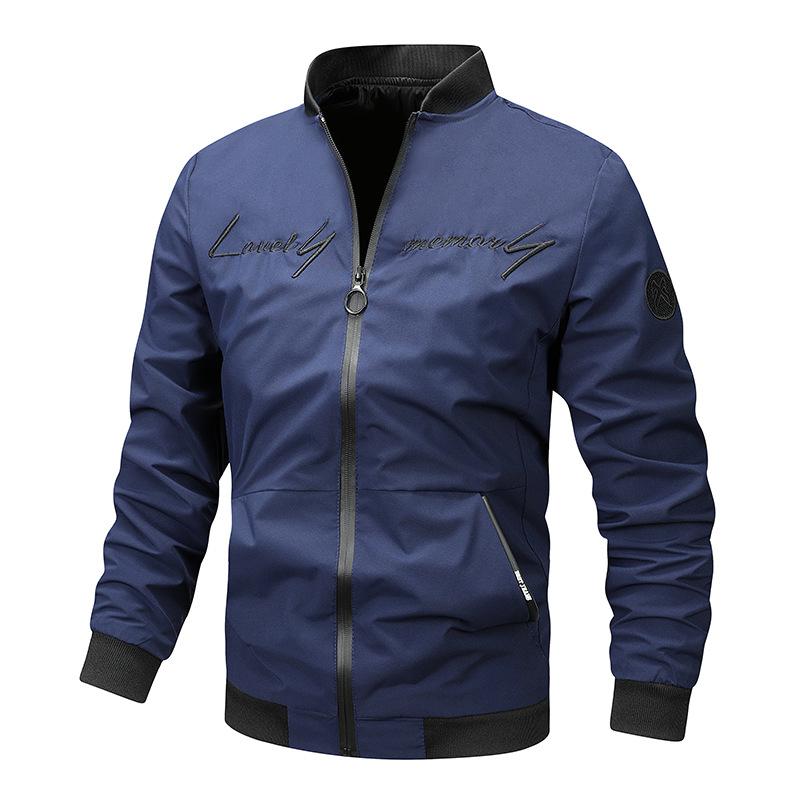 Men's Spring and Autumn Top Korean Style Trendy Men's Baseball Suit Spring New Men's