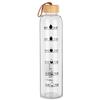 Motivational Bottle for Water Drinks Glass Large Sport Bottle 1L