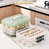 Durable PP Multi Layer Freezer Box Practical Multi Layer Fridge Storage Container For Home And Office Refrigerators